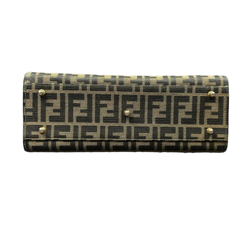 Vintage Fendi Zucca handbag brown