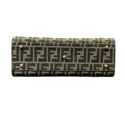 Vintage Fendi Zucca handbag brown