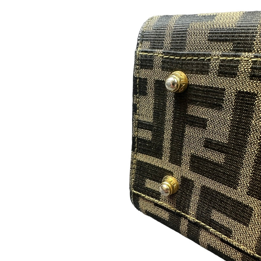Vintage Fendi Zucca handbag brown