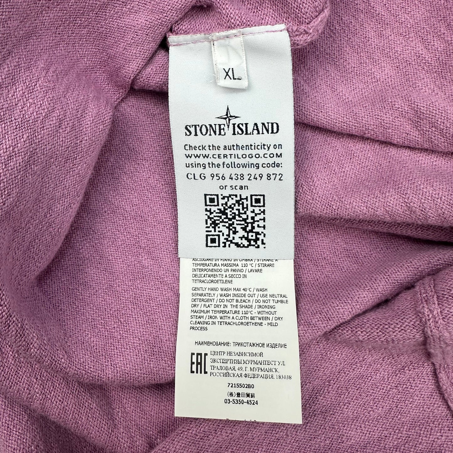 Vintage Stone Island sweater pink XL
