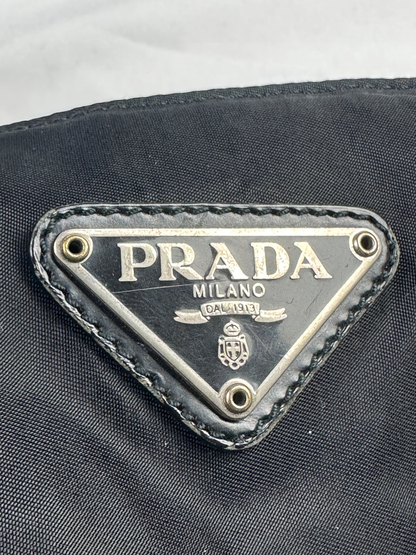 Vintage Prada Sidebag schwarz