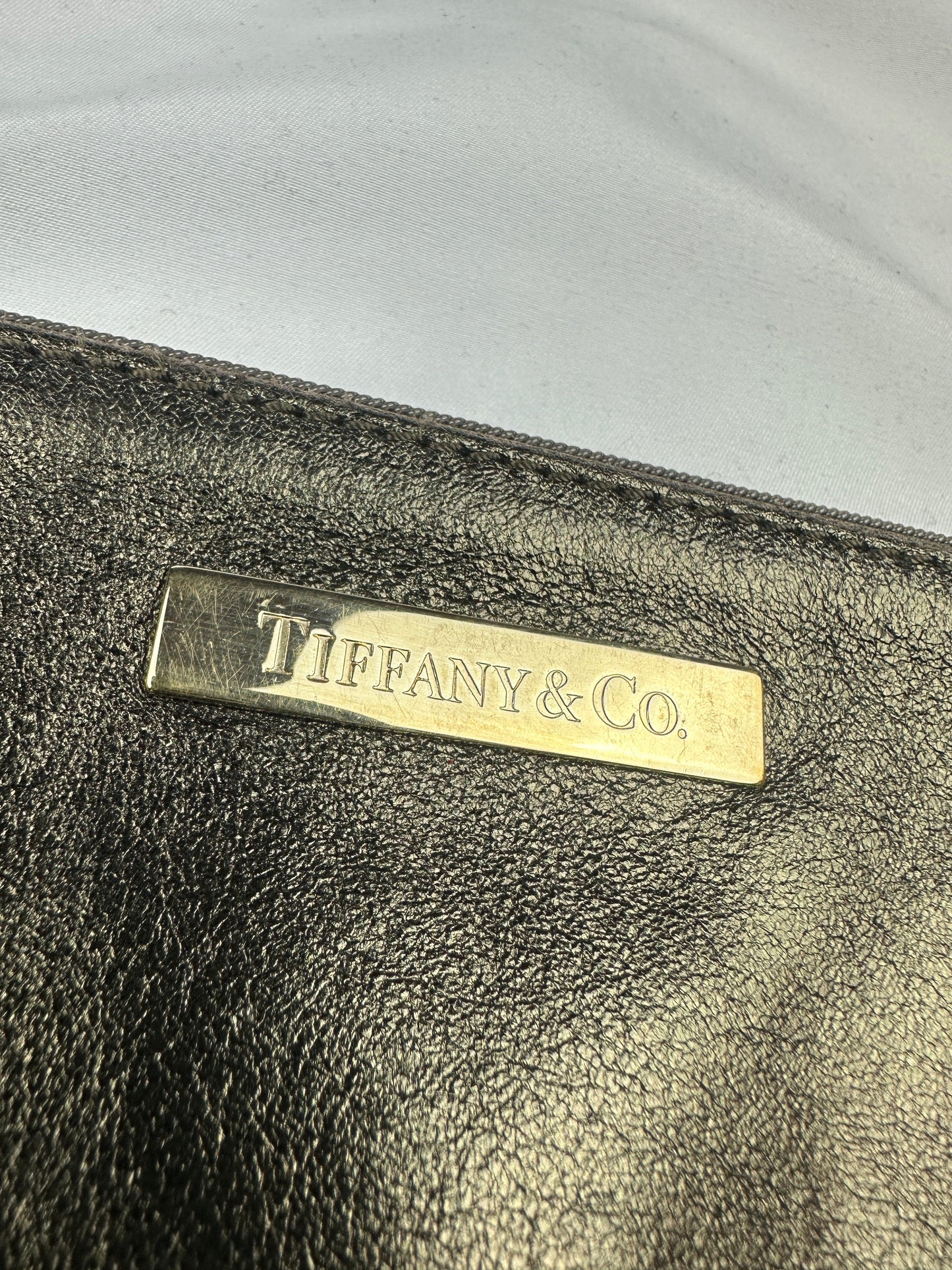 Vintage Tiffany&Co Kulturtasche bronze