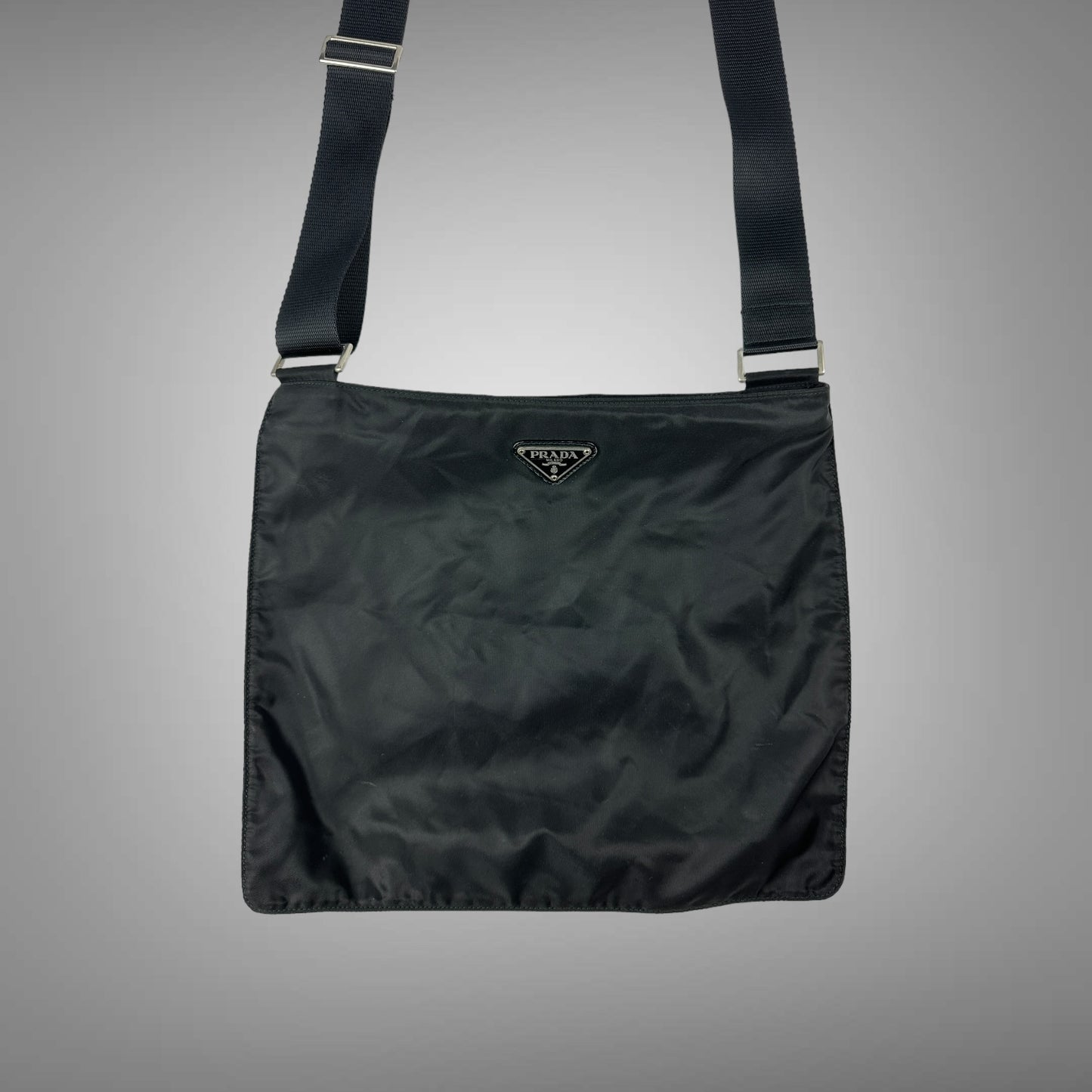 Vintage Prada Sidebag schwarz