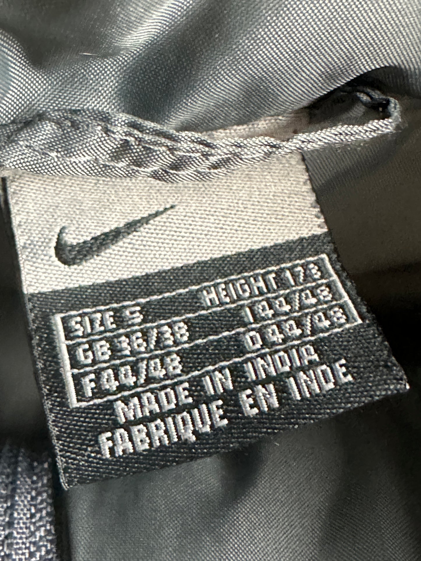 Vintage Nike Daunenjacke grau S