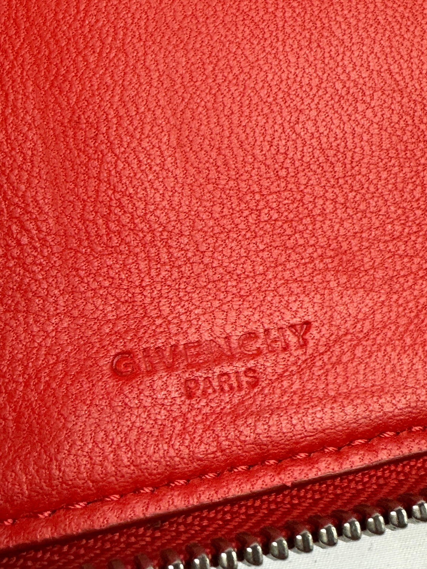 Vintage Givenchy Portmonnaie rot