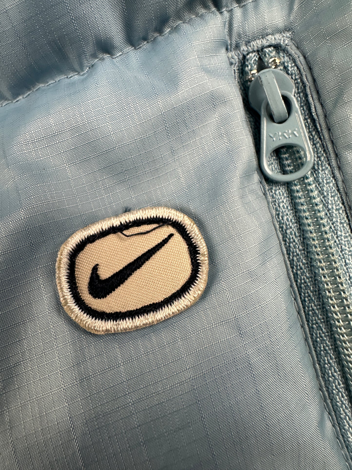 Vintage Nike Puffer Jacket Light Blue Women's XL