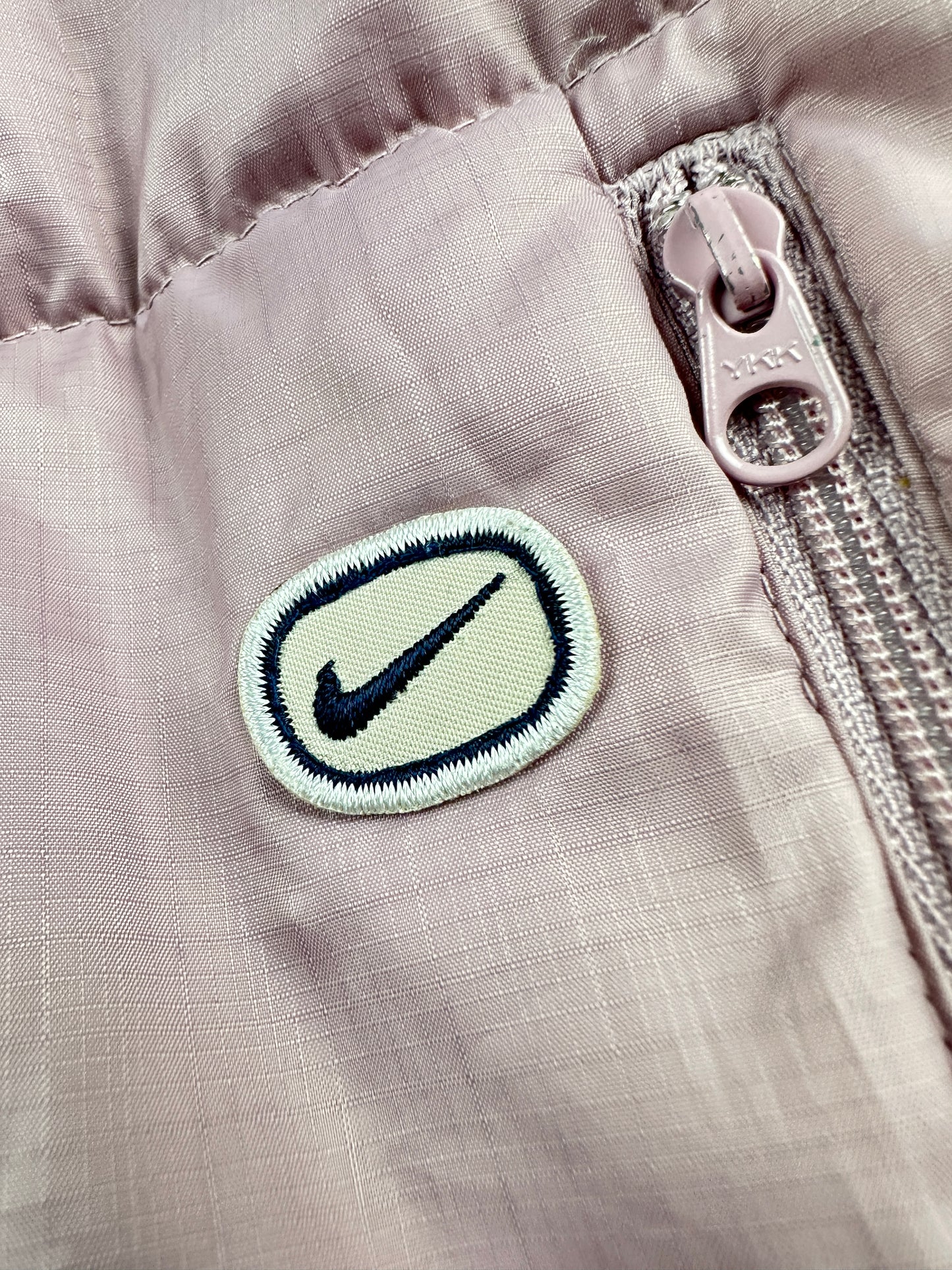 Vintage Nike Puffer Jacke rosa Damen M