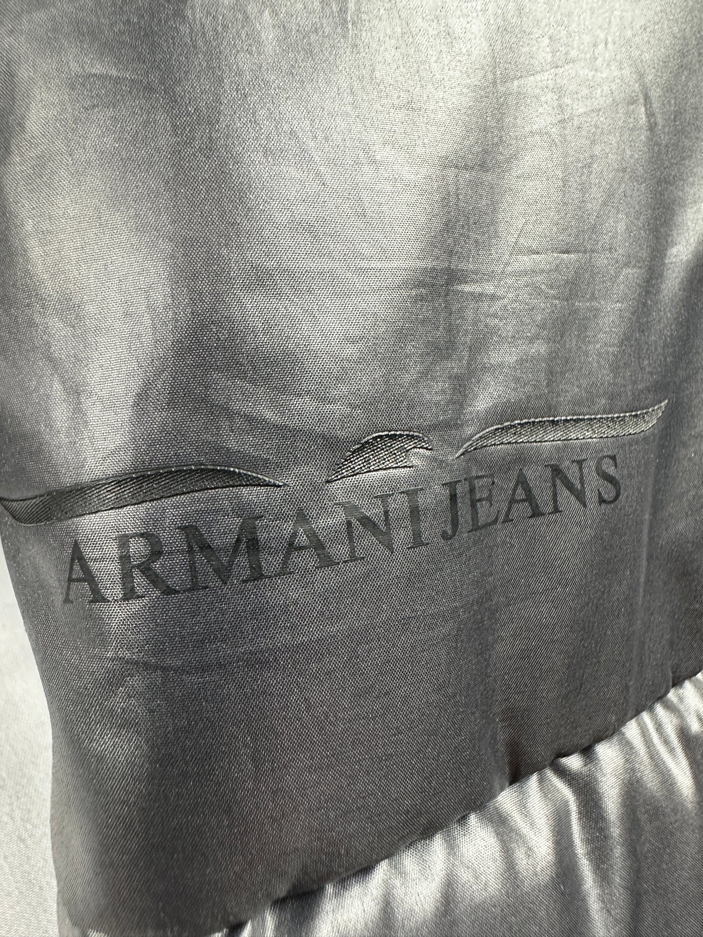 Vintage Armani Jeans Jacke anthrazit Damen 38 (M)