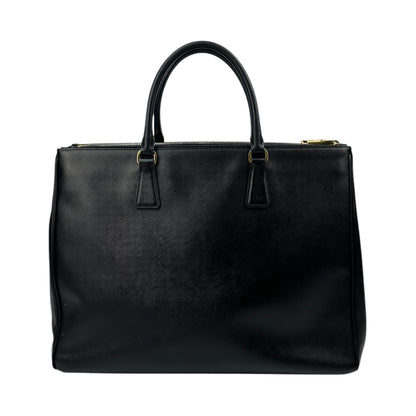 Vintage Prada Fuoco Saffiano Lux Handtasche schwarz