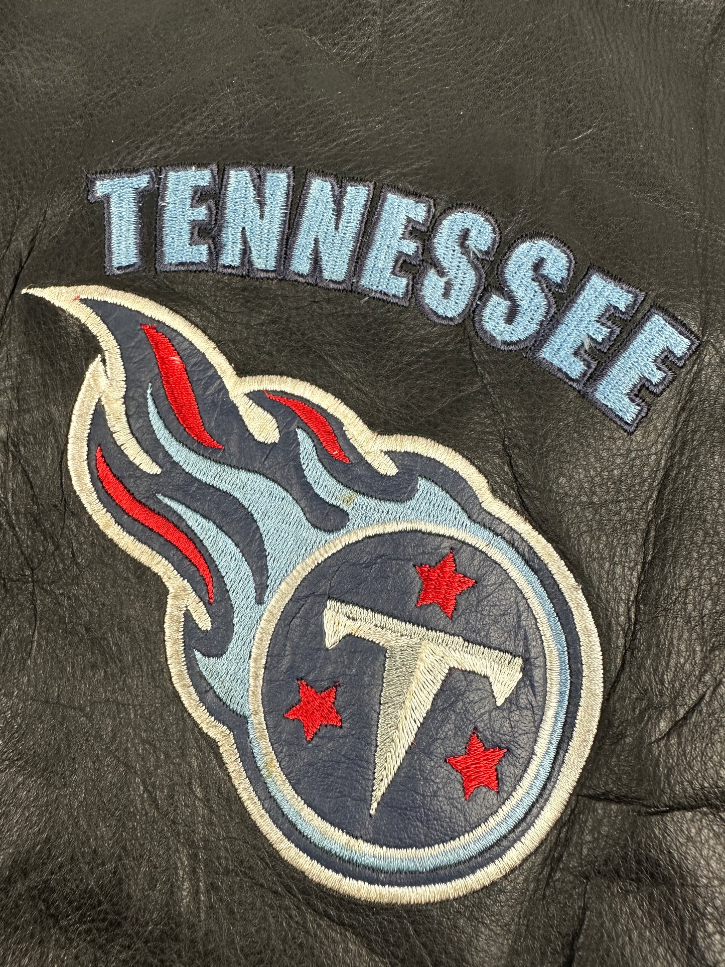 Vintage Tennesse Titans College Jacke schwarz XL