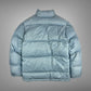 Vintage Nike Puffer Jacke hellblau Damen XL