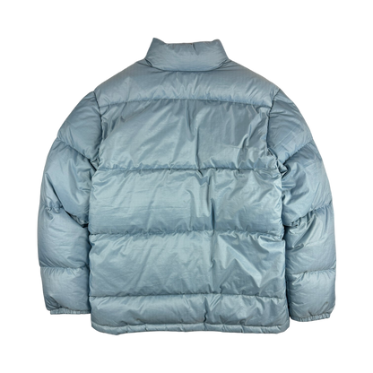 Vintage Nike Puffer Jacket Light Blue Women's XL