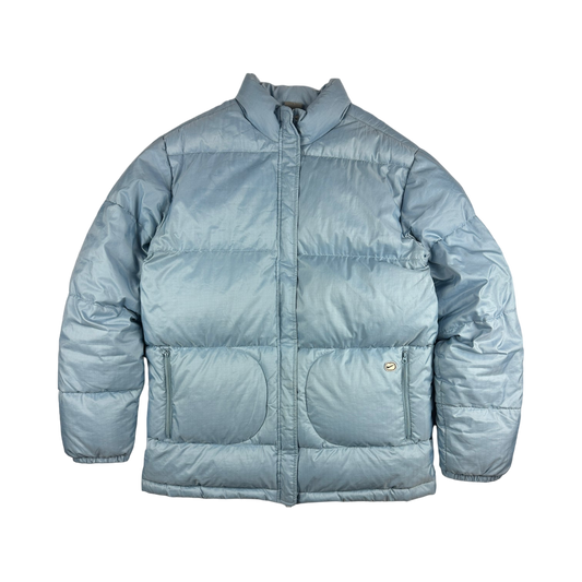 Vintage Nike Puffer Jacket Light Blue Women's XL