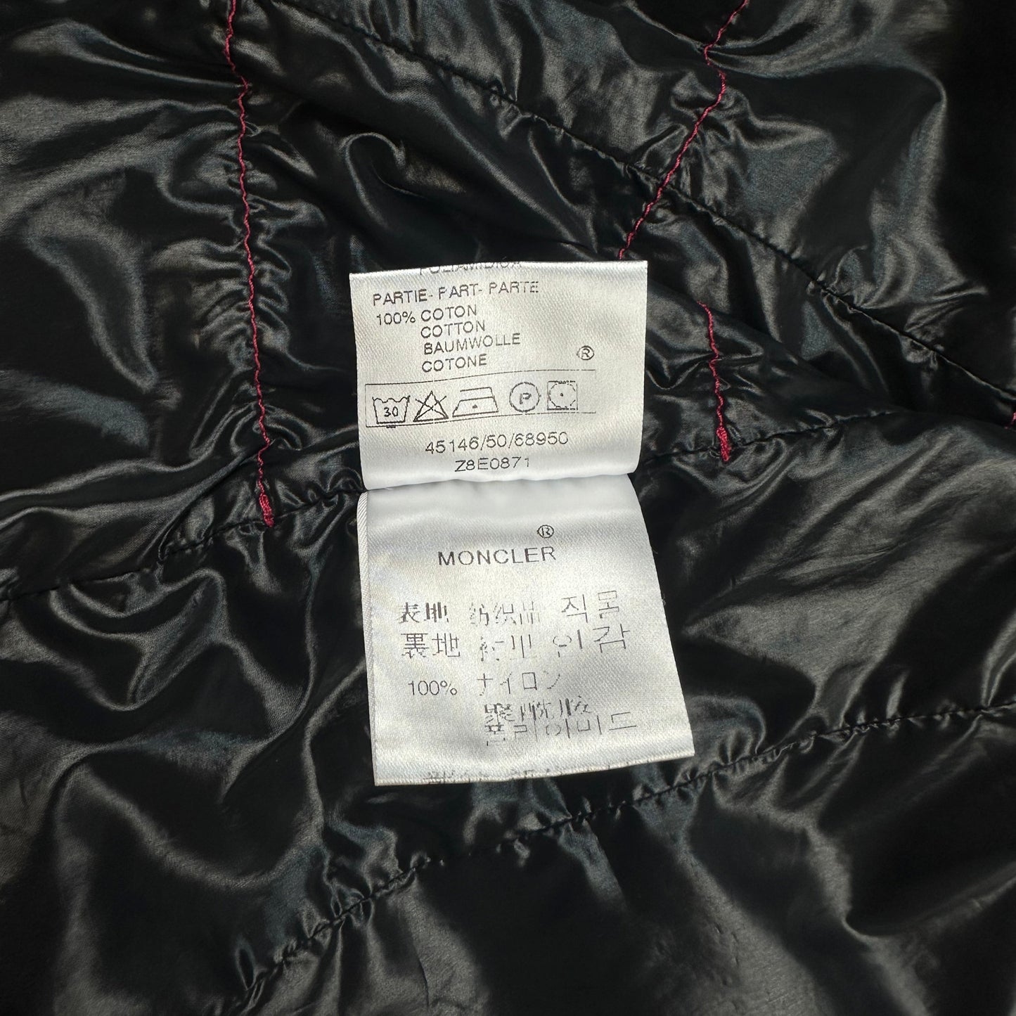 Moncler jacket down pink women's S (1)