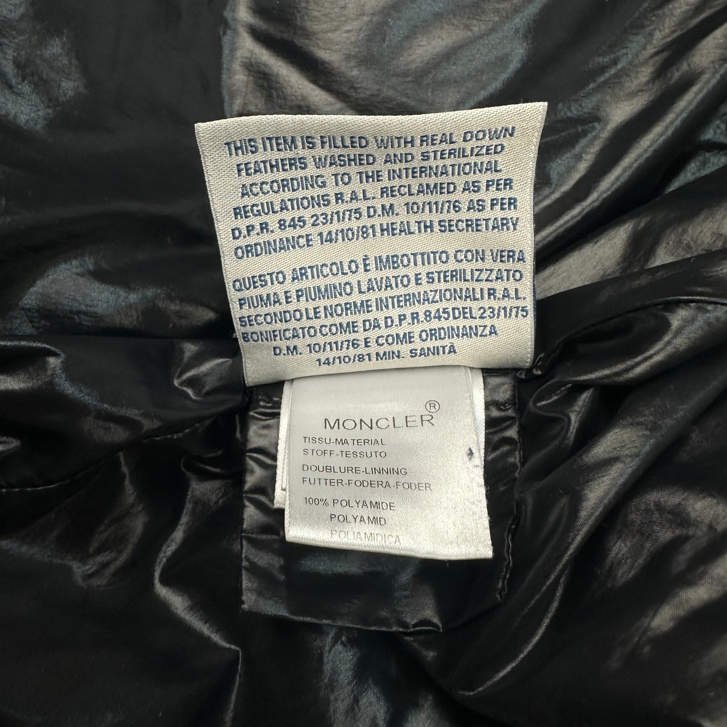 Moncler Puffer Jacke schwarz Damen XS (0)