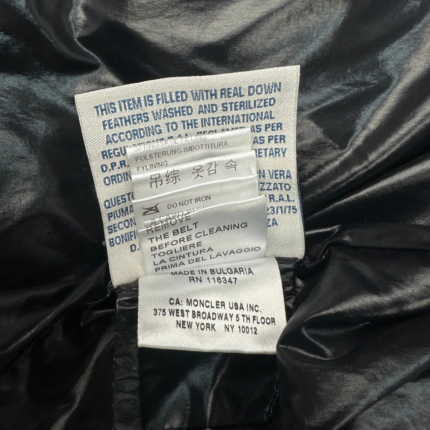 Moncler Puffer Jacke schwarz Damen XS (0)