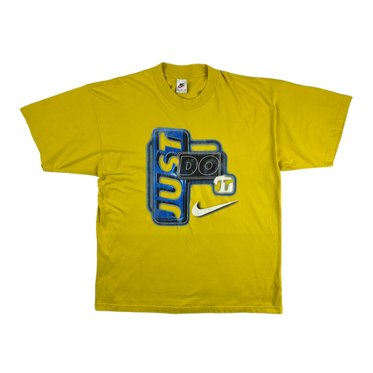 Vintage Nike “Just Do It” T-Shirt yellow XL