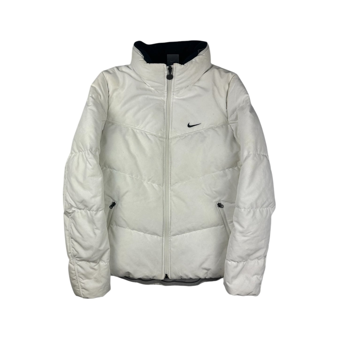 Vintage Nike Puffer Jacket white women's S