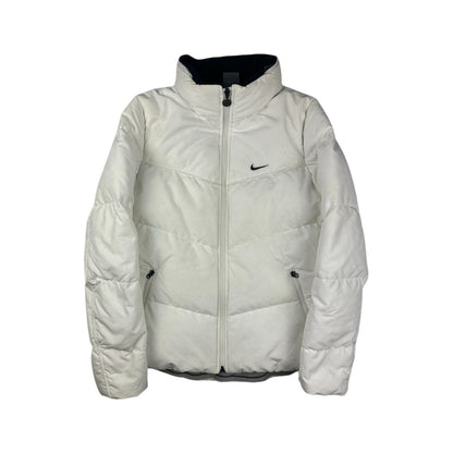 Vintage Nike Puffer Jacket white women's S