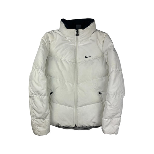 Vintage Nike Puffer Jacket white women's S