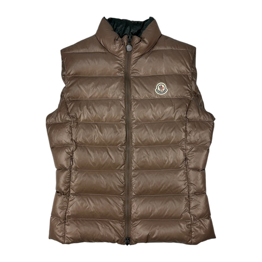 Moncler Ghany down vest brown women S (1)