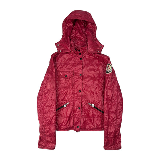 Moncler jacket down pink women's S (1)