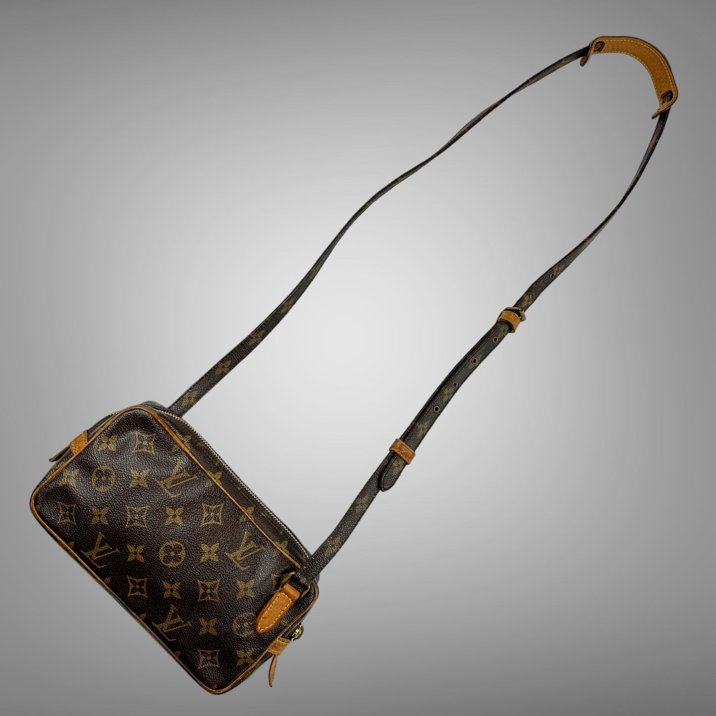 Vintage Louis Vuitton Marly Bandouliere Sidebag braun