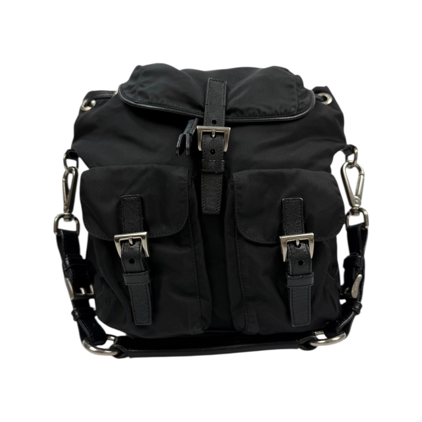 Prada Nylon Shoulder Bag schwarz