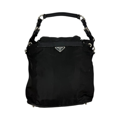Prada Nylon Shoulder Bag schwarz