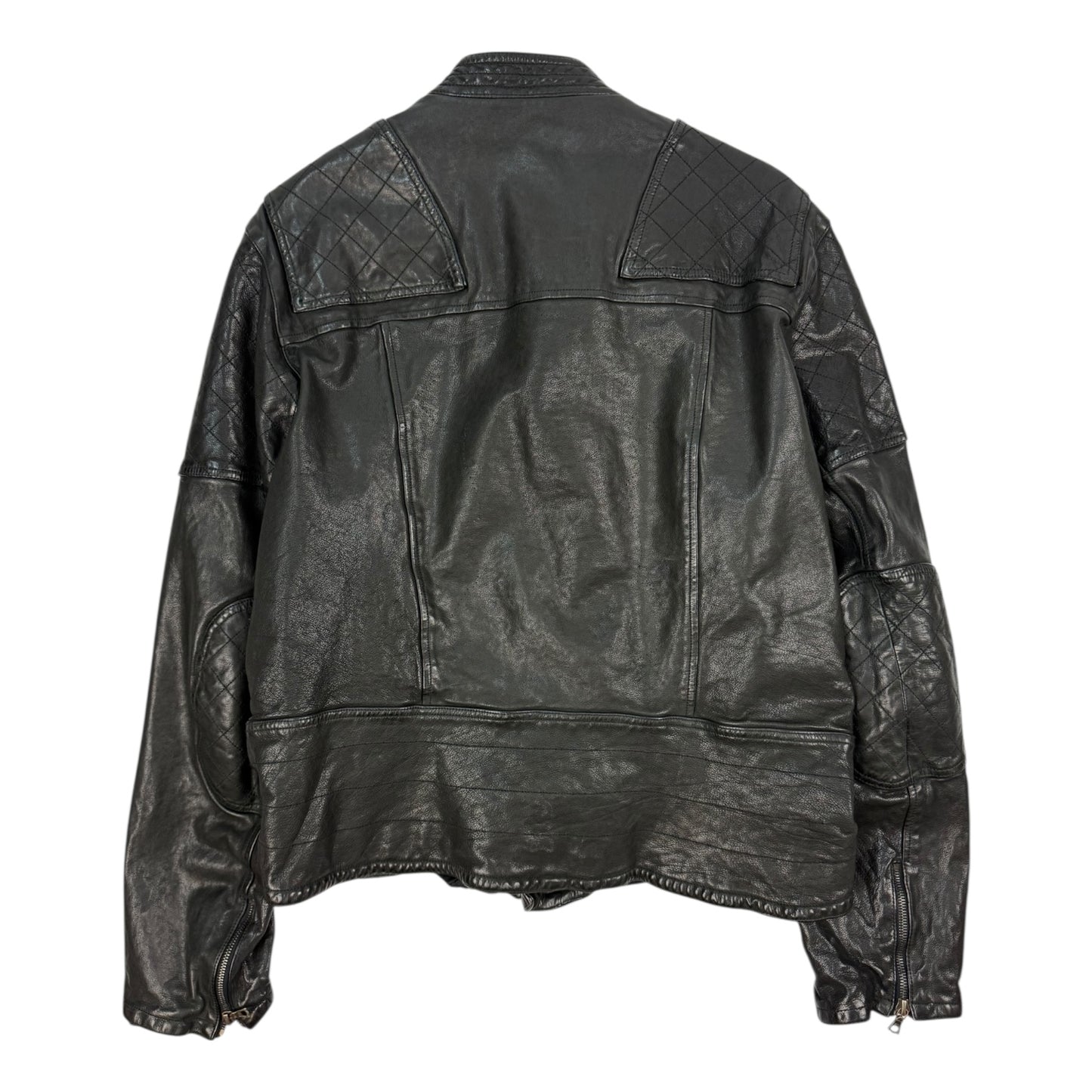 Neil Barrett Lederjacke schwarz XL