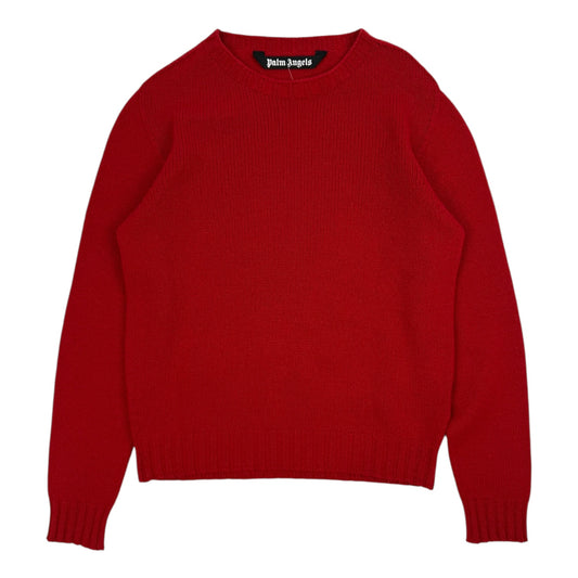 Palm Angels Knit Pullover rot S