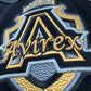 Vintage Avirex Reversible College Jacke schwarz XL