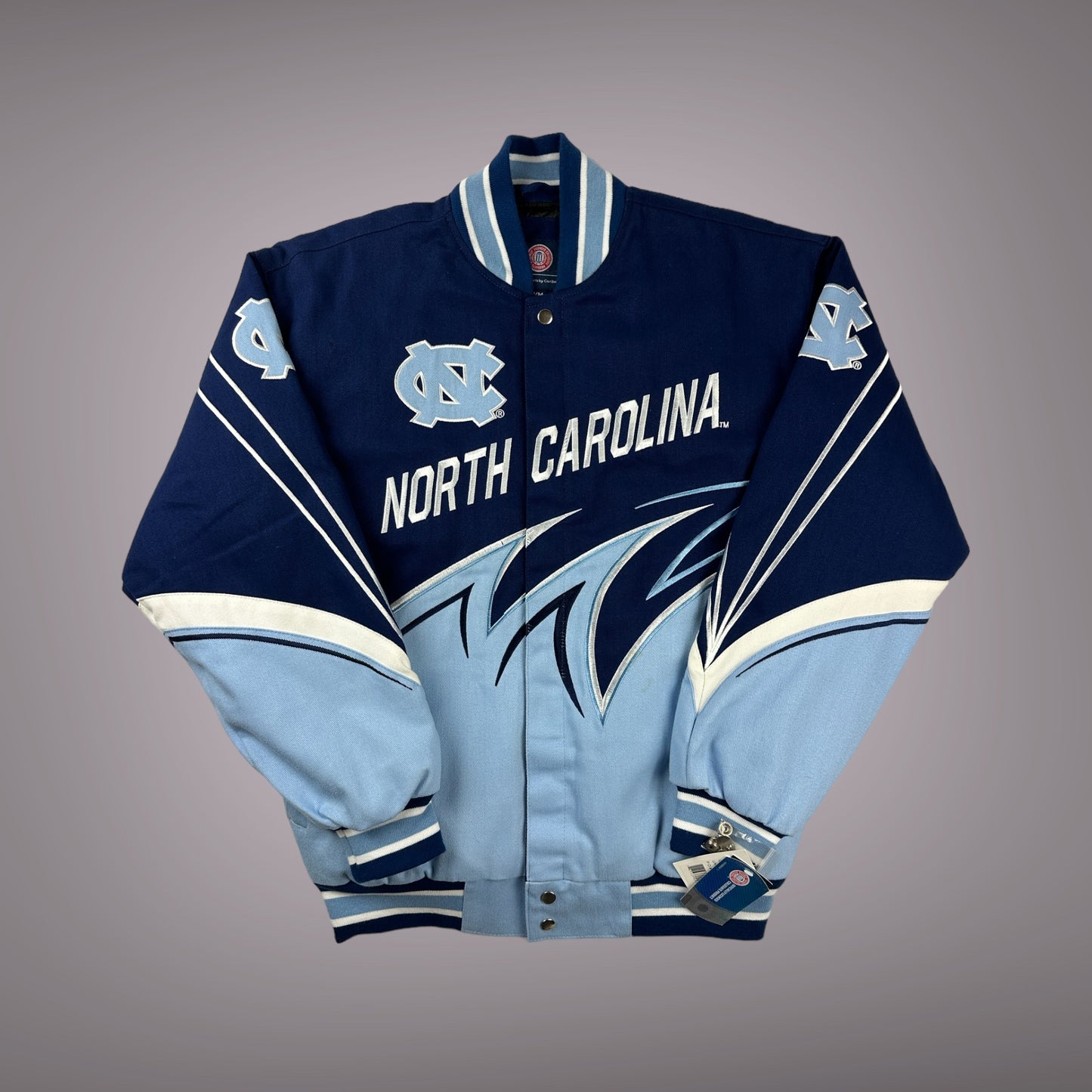 Vinatge North Carolina Varsity Jacke blau M