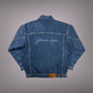 Vintage Platinum Fubu Jeans Jacke blau M