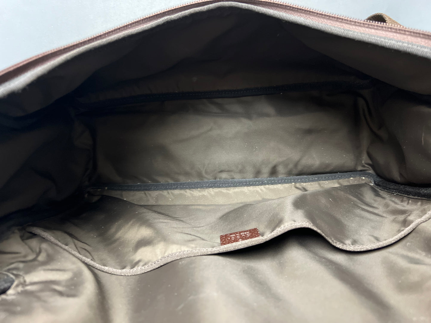 Vintage Gucci Wickeltasche beige