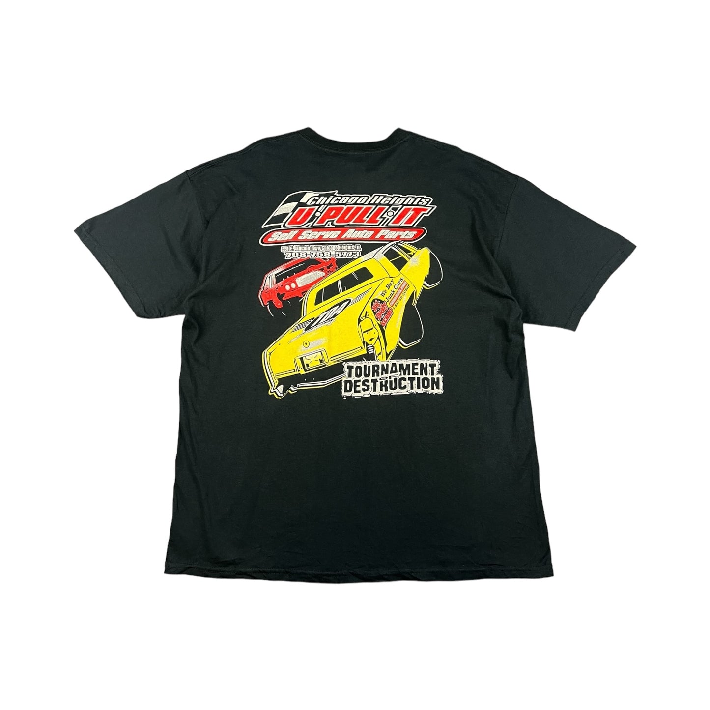 Vintage U Pull It T-Shirt schwarz XL