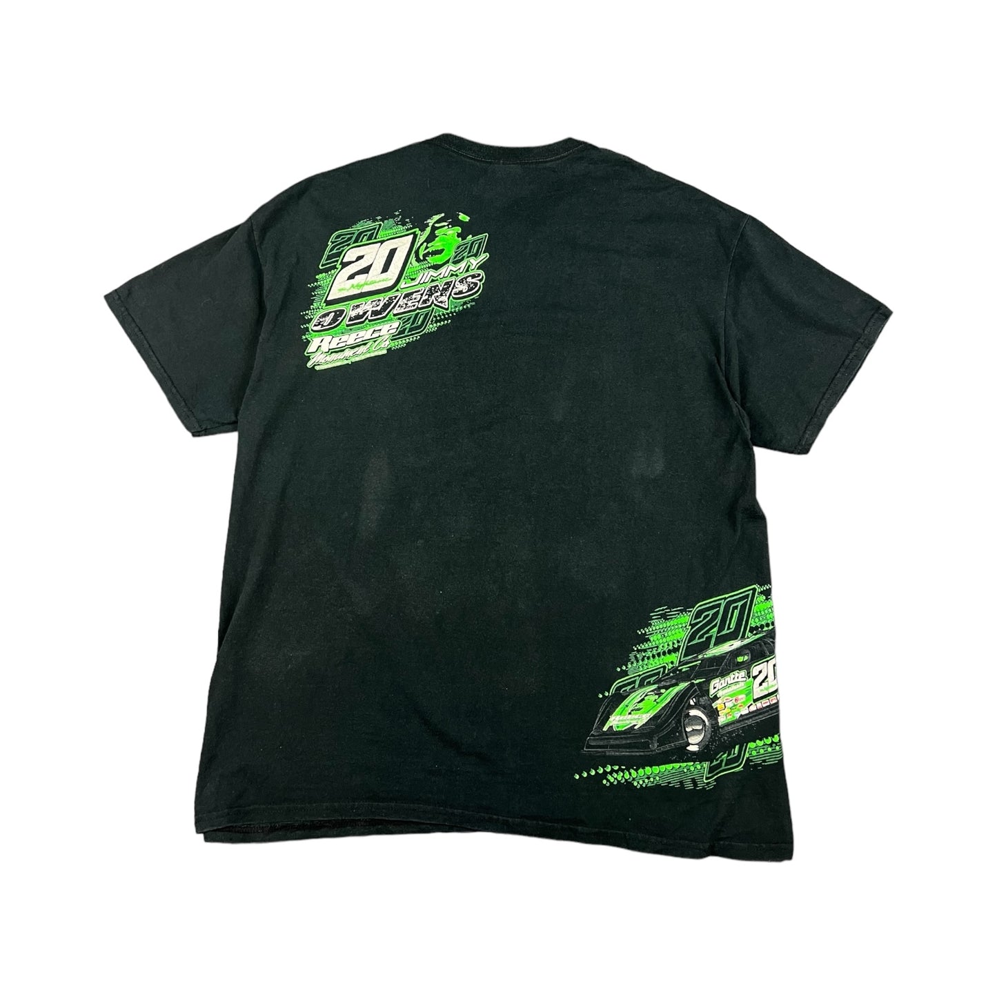 Vintage Nascar Jimmy Owens T-Shirt schwarz XL