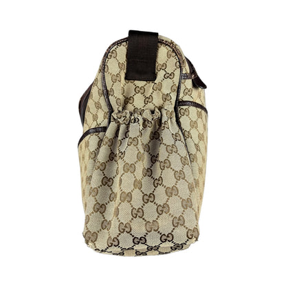 Vintage Gucci Wickeltasche beige