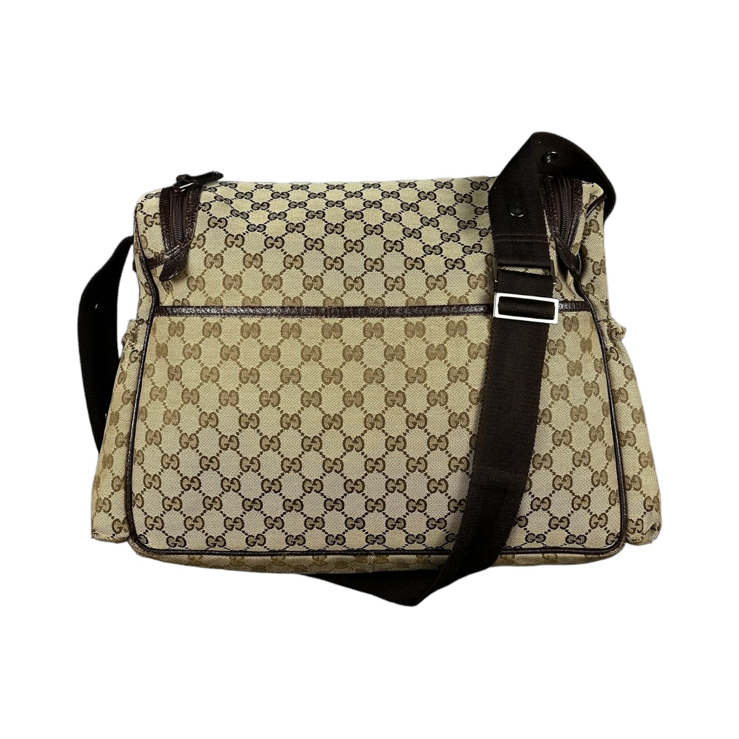 Vintage Gucci Wickeltasche beige