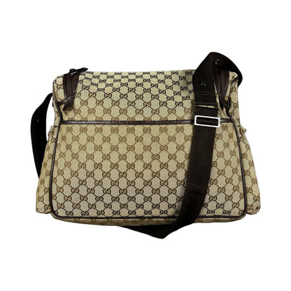Vintage Gucci Wickeltasche beige