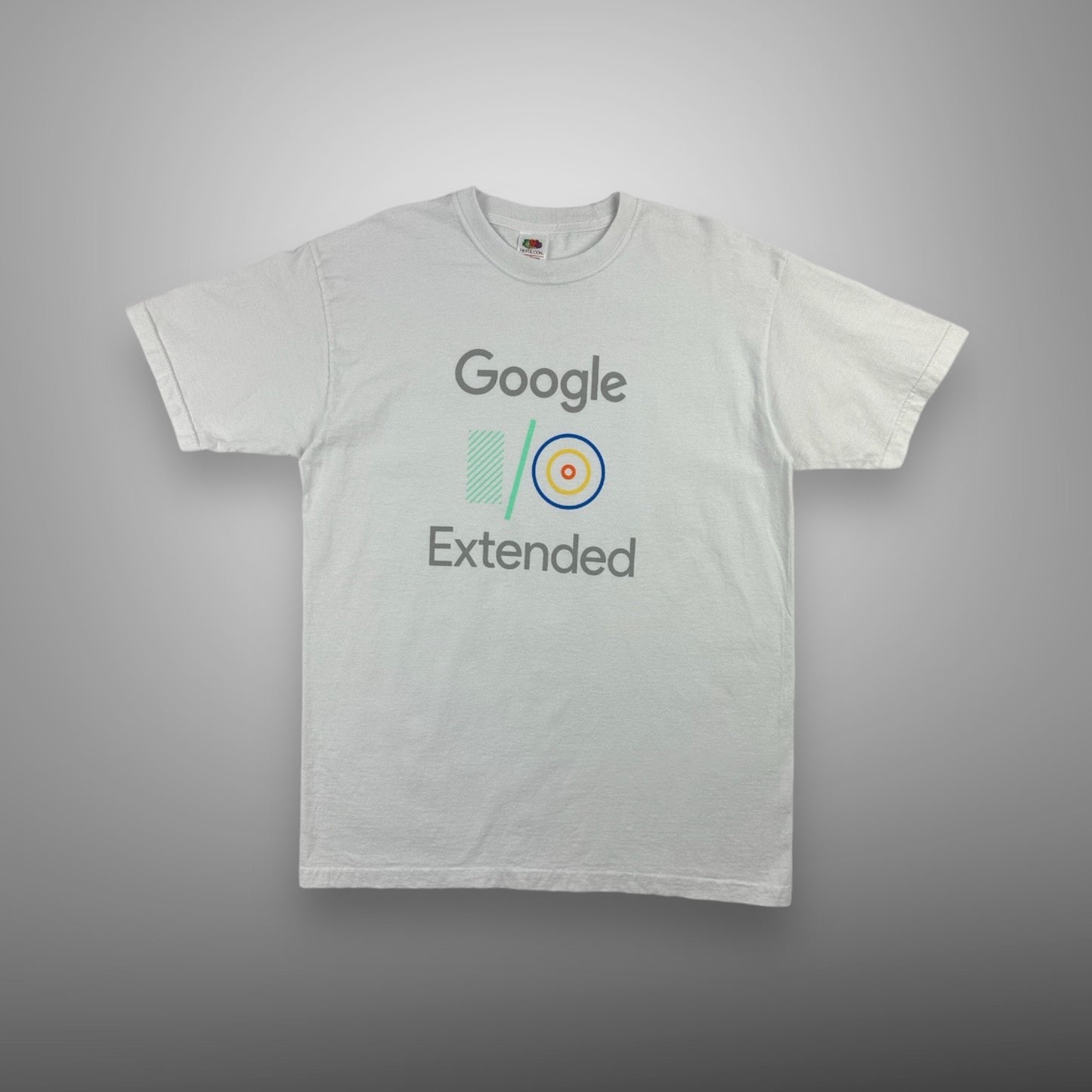 Vintage Google Extended T-Shirt weiß M