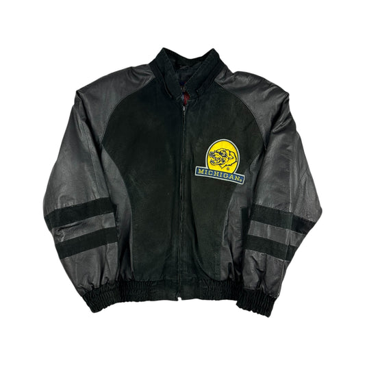 Vintage Michigan Wolverines college jacket black XL