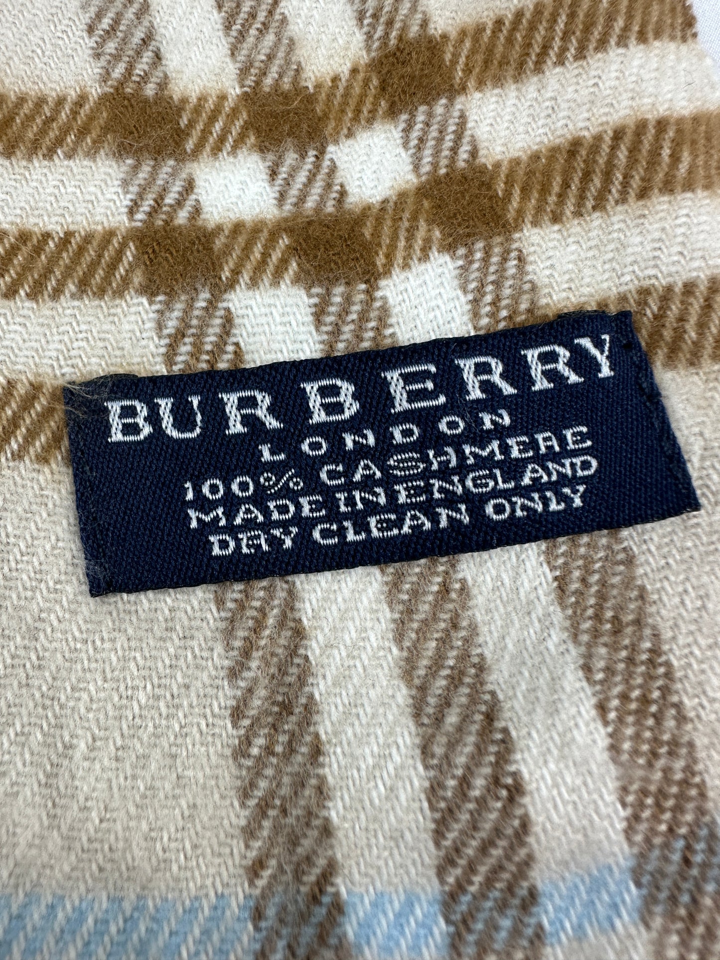 Vintage Burberry Schal beige