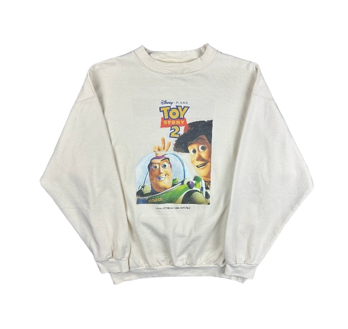 Vintage Toy Story 2 Cast Member Sweater cream M