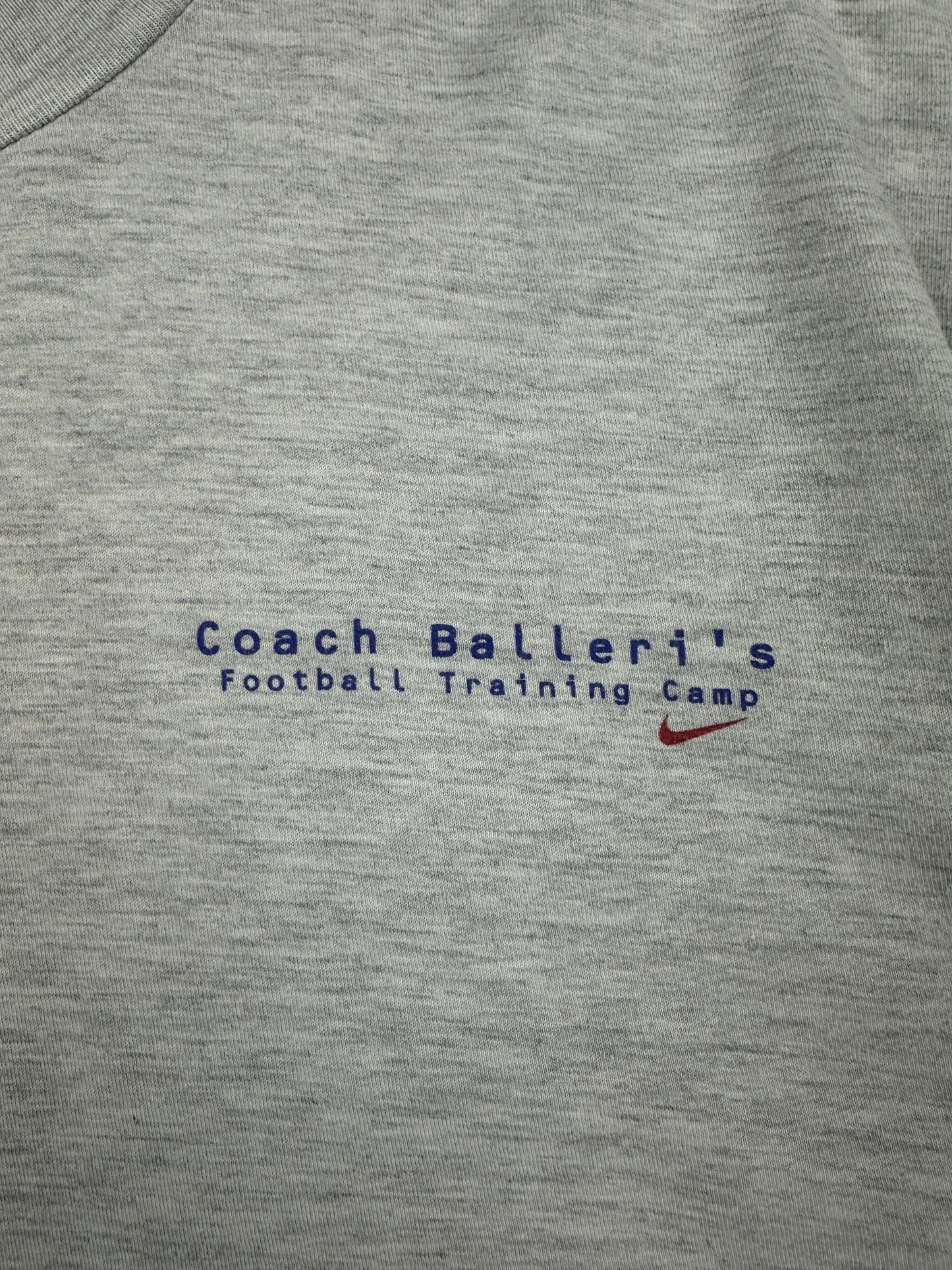 Vintage Nike "The Ball is like a Lover" T-Shirt grau M