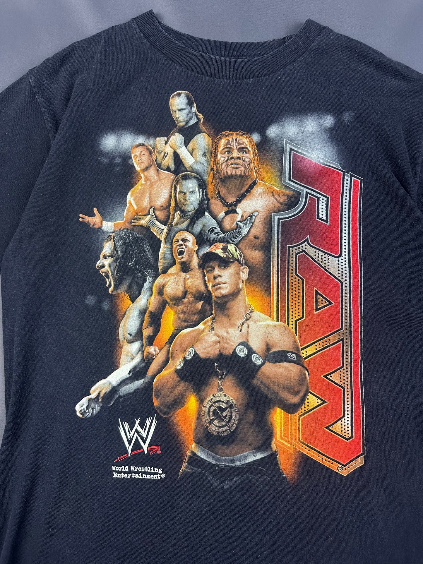 Vintage WWE T-Shirt schwarz L