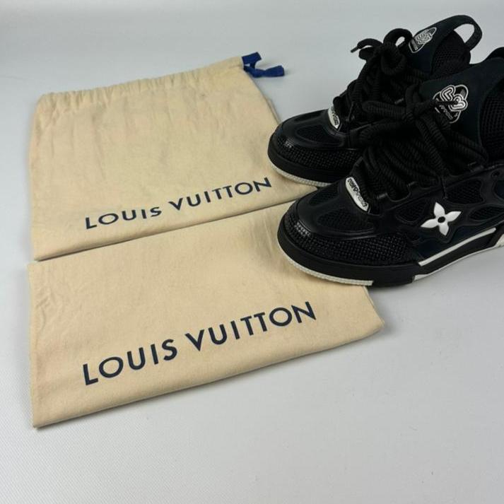 Louis Vuitton skate sneakers black size 41