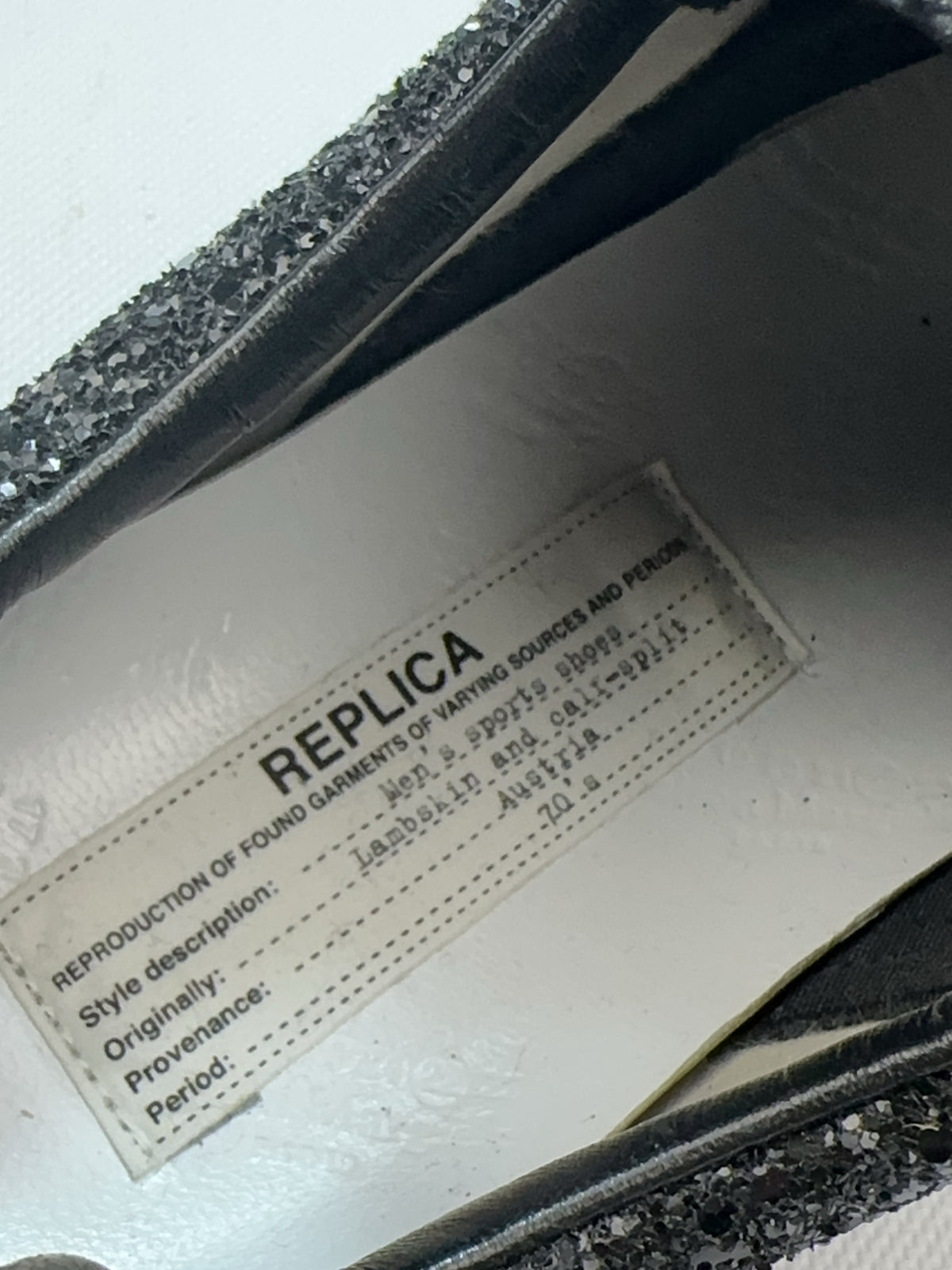 Maison Margiela Replica "Glitter" Sneaker