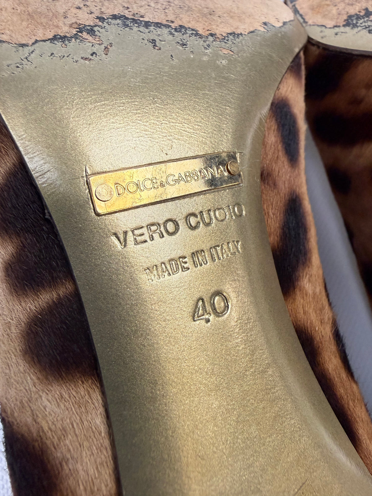 Vintage Dolce & Gabbana Heel