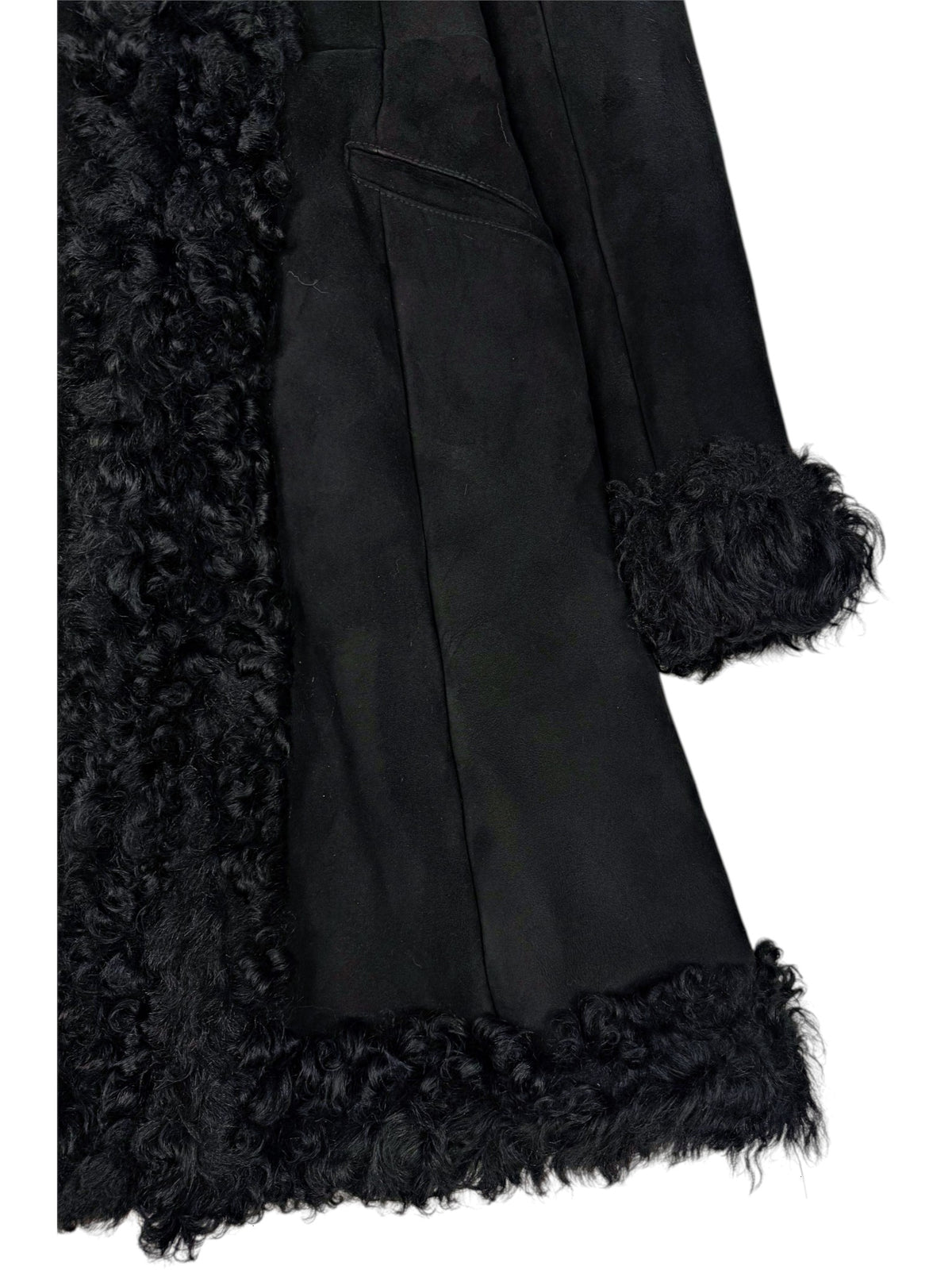 Vintage Prada Lammfell Mantel